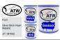 Preview: Ford, Silver Birch Pearl Metallic, JP / M7052: 1L Lackdose + 1L Klarlack + 500ml Härter - Set, von ATW Autoteile West.